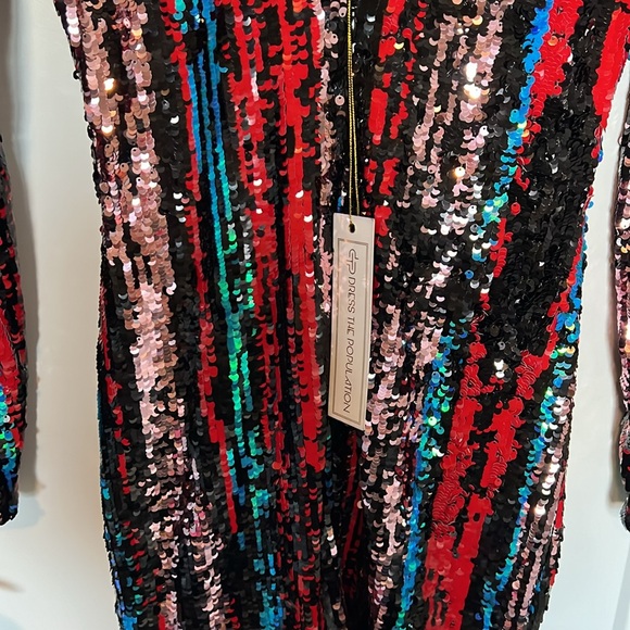 Dress the Population Lola Sequin Bodycon Dress - Picture 6 of 8
